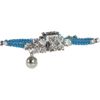 Shourouk Baraka Samovar Crystal and Rope Bracelet in Blue (silver) - Lyst