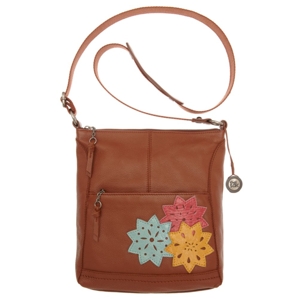 The Sak Iris Leather Crossbody Bag in Brown (maple flower) Lyst