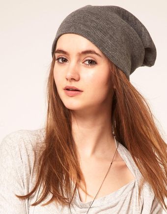 Asos  Boyfriend Knit Beanie - Lyst