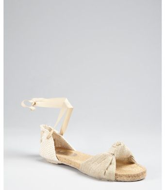  Gold Canvas Maya 2 Jute Sandals 