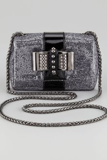 Christian Louboutin Sweet Charity Glitter Lady Bag - Lyst