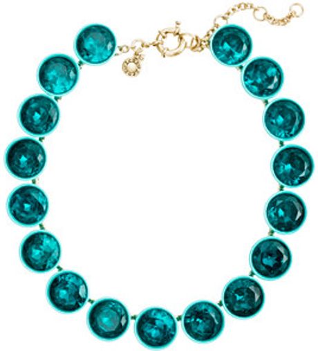 J.crew Jumbo Brulée Necklace in Blue (turquoise) - Lyst