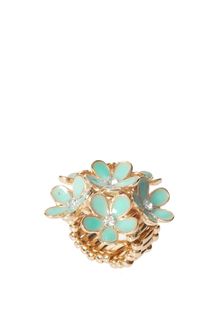 Love  Rocks Flower Ring - Lyst