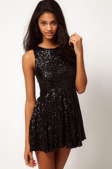 Tfnc Tfnc Sequin Prom Dress - Lyst
