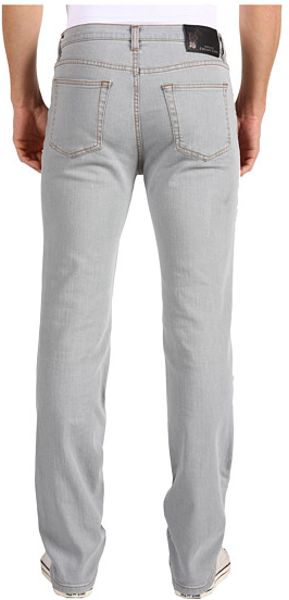 Versace Grey Five Pocket Stretch Denim in Gray for Men (v) - Lyst