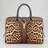 Yves Saint Laurent Leopard Print Chyc Ew Bag in Brown (manto naturale) - Lyst