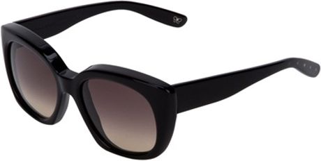 Bottega Veneta Square Sunglasses in Black - Lyst