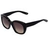Bottega Veneta Square Sunglasses in Black - Lyst