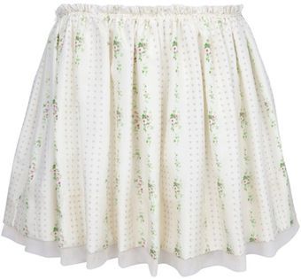Girl. By Band Of Outsiders Gathered Skirt - Lyst