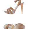 Grey Mer Platform Sandals in Brown (khaki) - Lyst