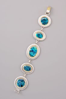 Gurhan Paua Shell Station Bracelet - Lyst
