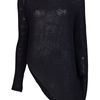 Helmut Lang Asymmetric Pullover in Black - Lyst