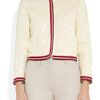 J.crew Sequined Linen Bomber Jacket in Beige (cream) - Lyst