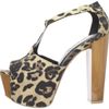 Jessica Simpson Womens Dany Platform Sandal in Animal (brown leopard linen) - Lyst
