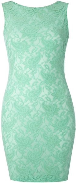 Madam Rage Vback Lace Dress - Lyst