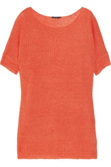 Theory Aislie Openknit Linen Sweater - Lyst