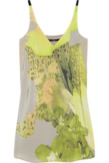 Tibi Printed Silk Tank - Lyst