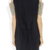 Tibi Colorblock Brushed Silk Dress in Black (sand) - Lyst