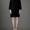 Valentino Lace Patterned Shift Dress in Black - Lyst
