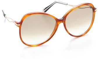 Victoria Beckham Fine Square Sunglasses - Lyst