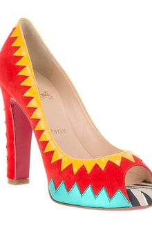 Christian Louboutin Peep Toe Pumps - Lyst