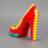 Christian Louboutin Peep Toe Pumps in Multicolor (red) - Lyst