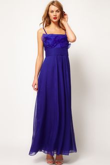 Bandeau Dress on Coast Feather Bandeau Dress In Blue  Indigo    Lyst