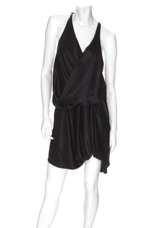 Helmut Lang Exclusive Twisted Silk Dress - Lyst