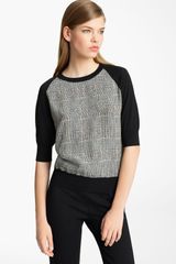 Jil Sander Houndstooth Print Sweater