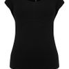 Karen Millen Sporty Mesh Tee in Black - Lyst