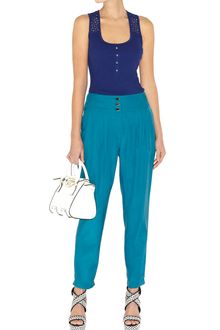Karen Millen Broderie Vest - Lyst