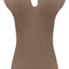Karen Millen Beaded T Shirt in Brown - Lyst