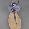Lanvin Esparto Sandals in Blue (brown) - Lyst