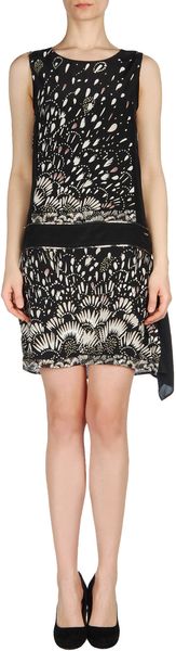Liu Jo Short Dress in Black - Lyst