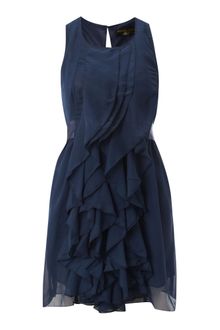Pussycat Pussycat Sleeveless Ruffle Dress - Lyst