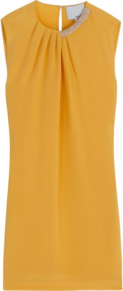 3.1 Phillip Lim Beaded Neck Sleeveless Dress - Lyst