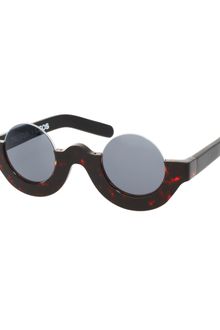 Asos Handmade Round Half Frame Sunglasses - Lyst