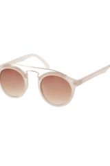 ASOS Collection Asos Round Sunglasses with Metal Bridge Detail
