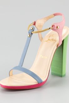 Christian Louboutin Sylvieta T-Strap Sandal - Lyst