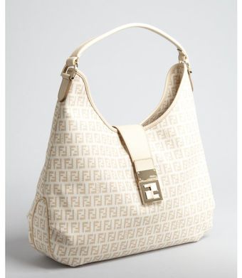  Ivory Zucchino Spalmati Forever Hobo Bag 