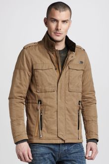 Just Cavalli Cottonblend Field Jacket - Lyst