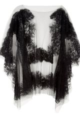 Valentino Sheer Poncho
