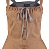 Vivienne Westwood Anglomania Libertine Blouse in Brown (tan) - Lyst