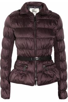 Burberry Belted Hooded Padded Shell Jacket - Lyst
