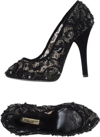 Dolce & Gabbana Platform Pumps - Lyst
