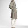 Gucci Fango Wool Trench in Green (fango) - Lyst