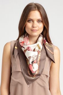 Gucci Silk Foulard Panshie Scarf - Lyst
