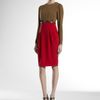Gucci Belted Imperial Dress in Multicolor (red) - Lyst