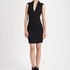 Helmut Lang Helmut Pixel Capsleeve Dress in Black - Lyst