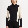 Helmut Lang Helmut Colorblock Sweater in Black (white) - Lyst
